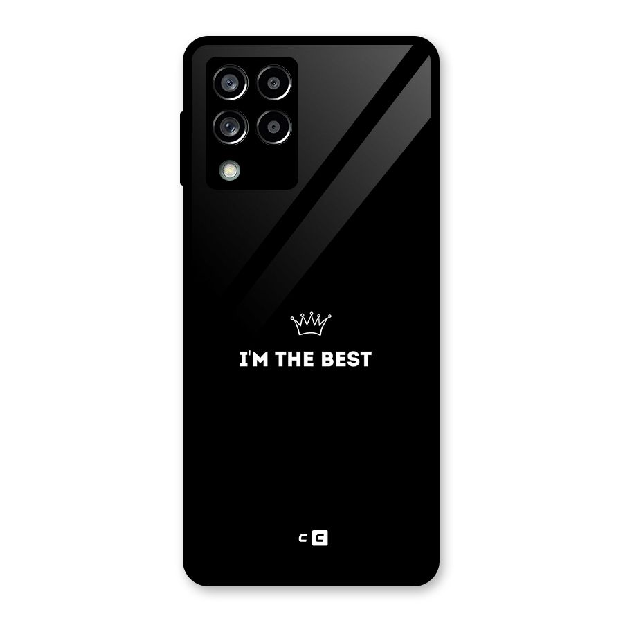 I Am The Best Glass Back Case for Galaxy M53 5G