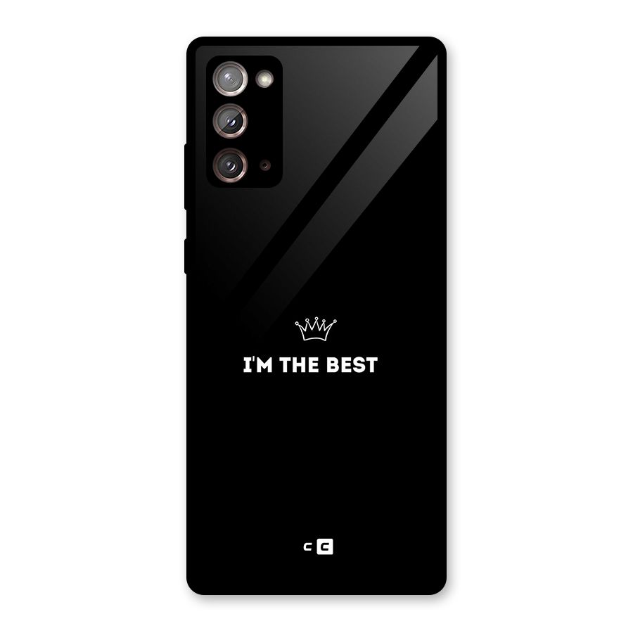 I Am The Best Glass Back Case for Galaxy Note 20