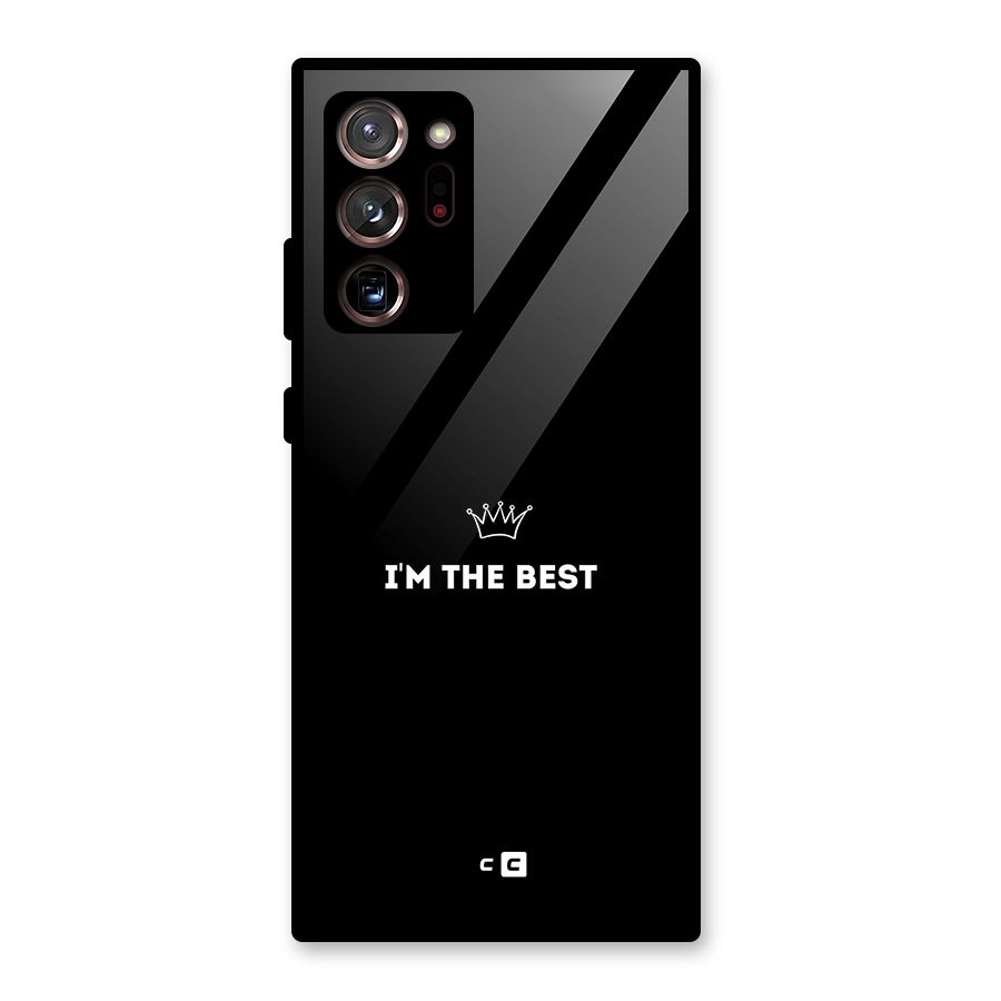 I Am The Best Glass Back Case for Galaxy Note 20 Ultra
