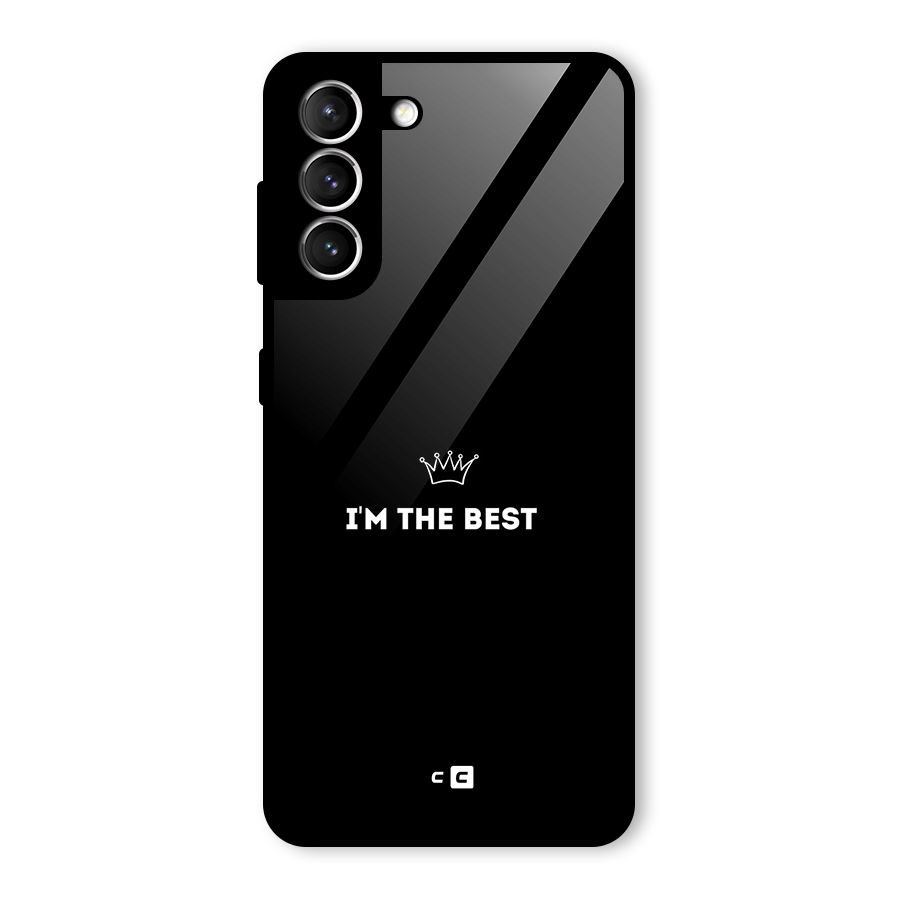 I Am The Best Glass Back Case for Galaxy S21 5G
