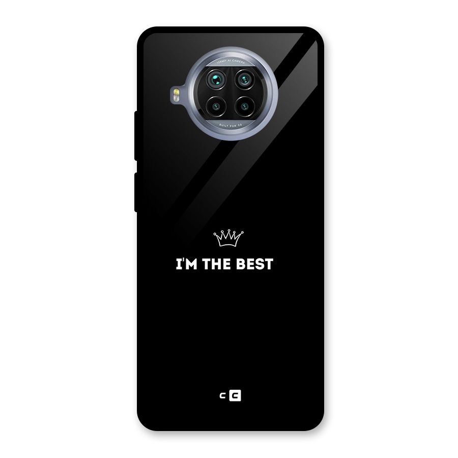 I Am The Best Glass Back Case for Mi 10i