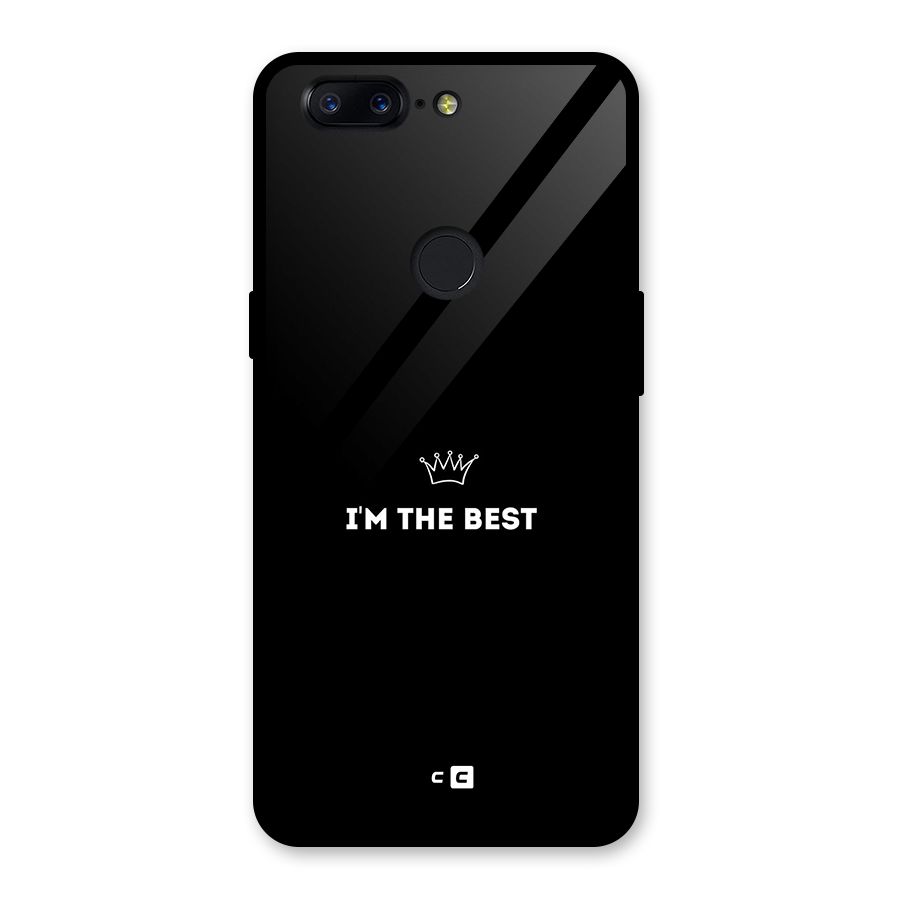 I Am The Best Glass Back Case for OnePlus 5T
