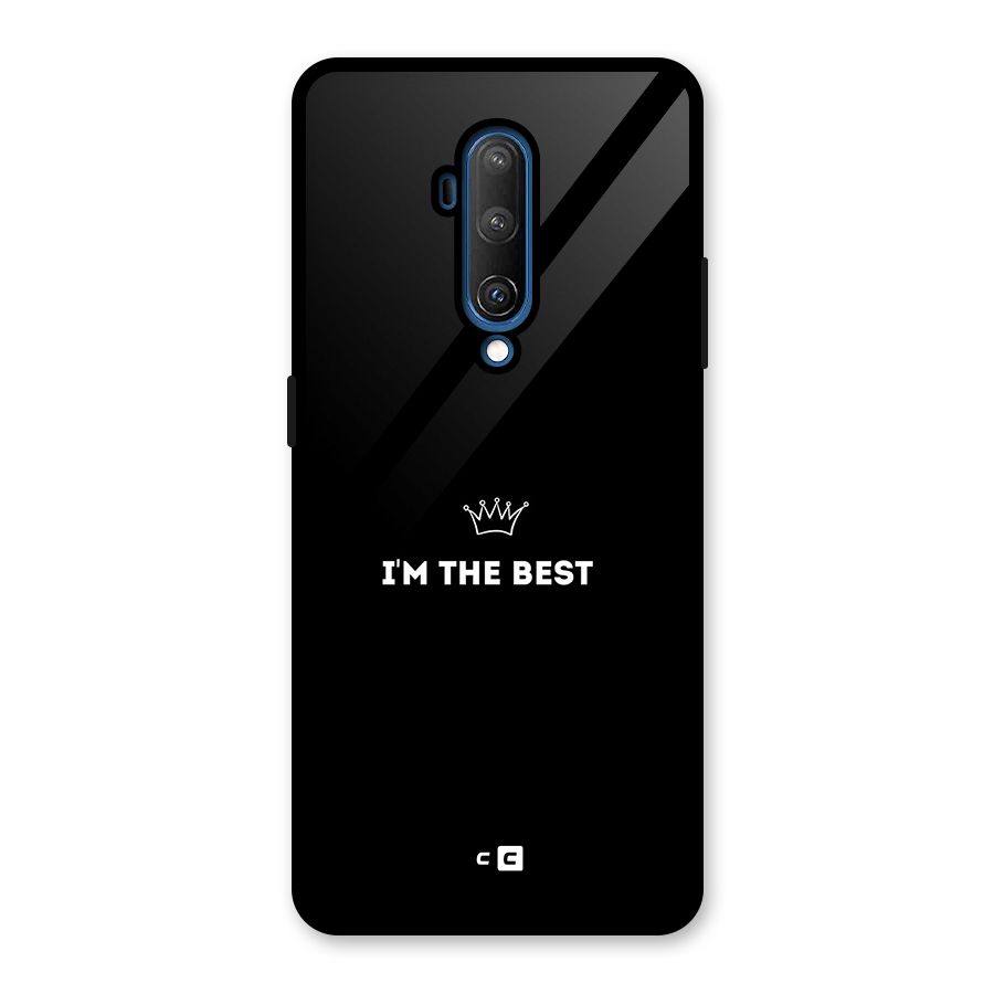 I Am The Best Glass Back Case for OnePlus 7T Pro