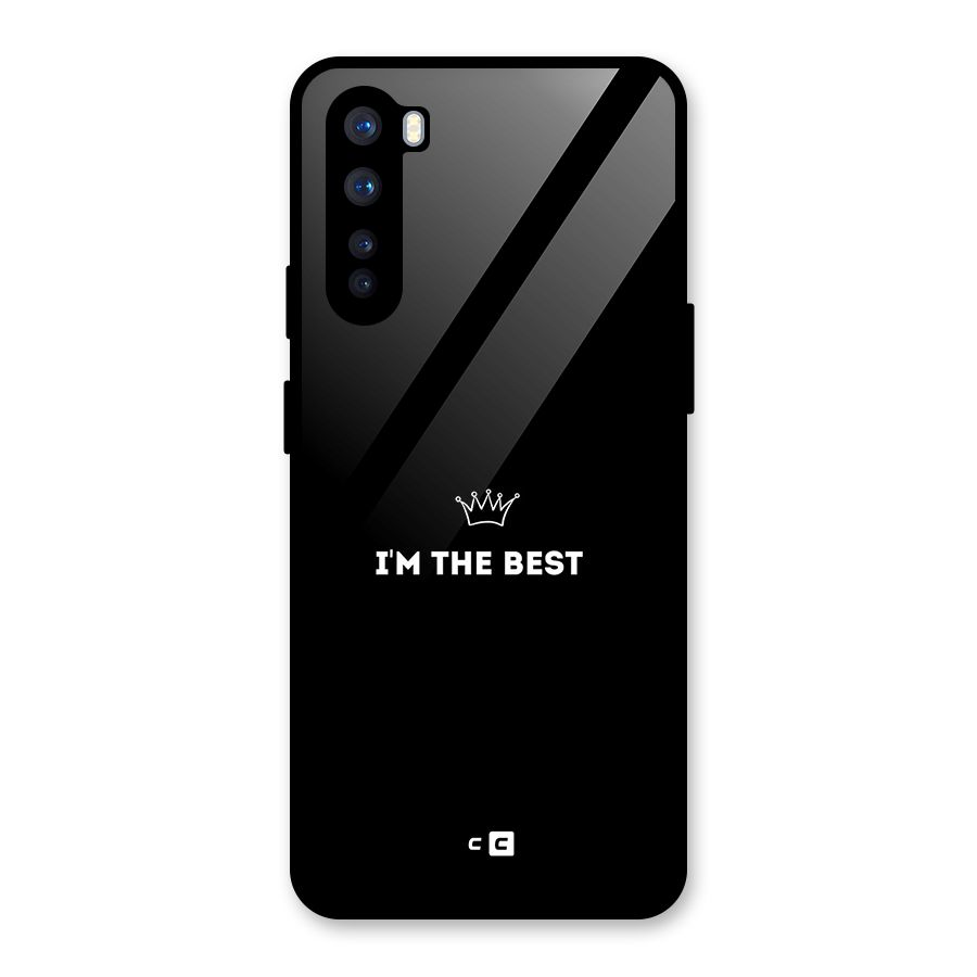 I Am The Best Glass Back Case for OnePlus Nord