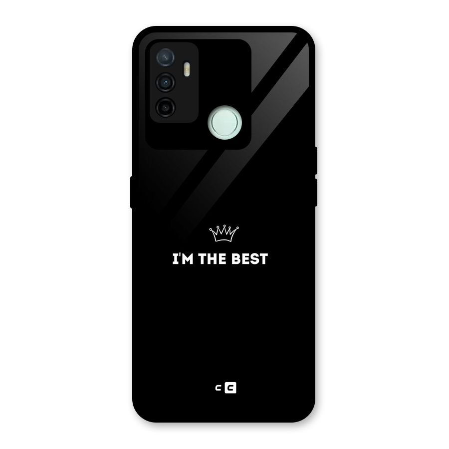 I Am The Best Glass Back Case for Oppo A53