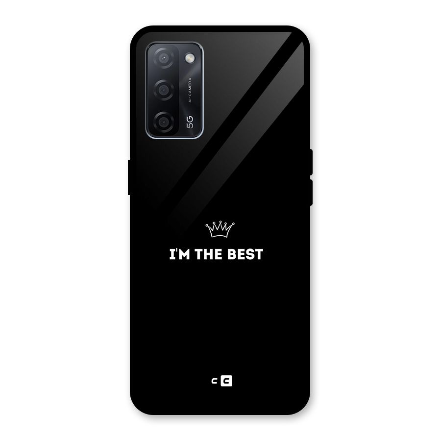 I Am The Best Glass Back Case for Oppo A53s 5G
