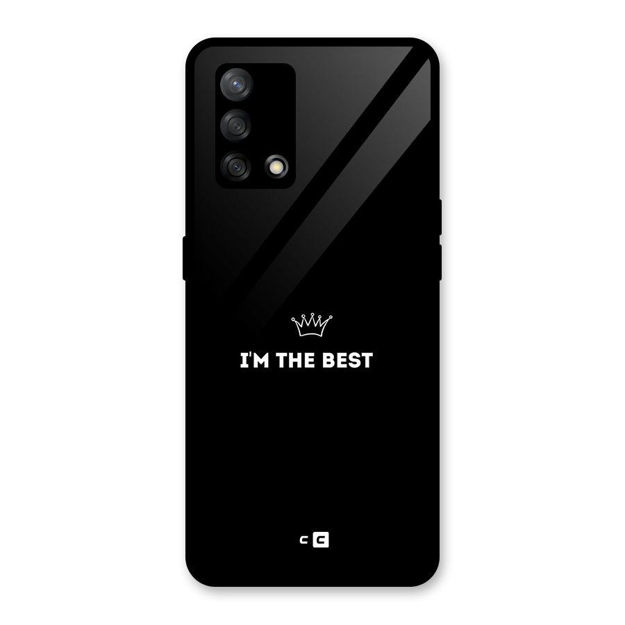 I Am The Best Glass Back Case for Oppo F19