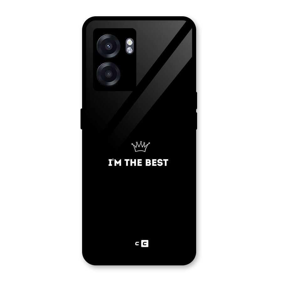 I Am The Best Glass Back Case for Oppo K10 (5G)