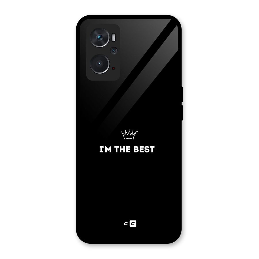 I Am The Best Glass Back Case for Oppo K10 4G
