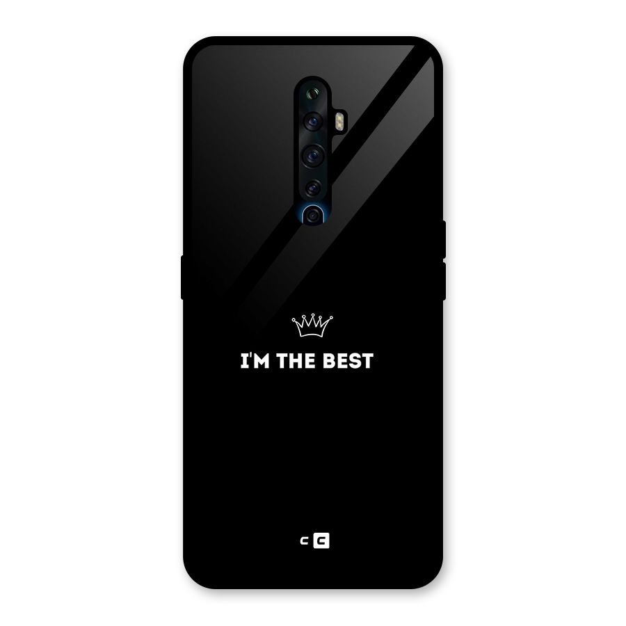 I Am The Best Glass Back Case for Oppo Reno2 F