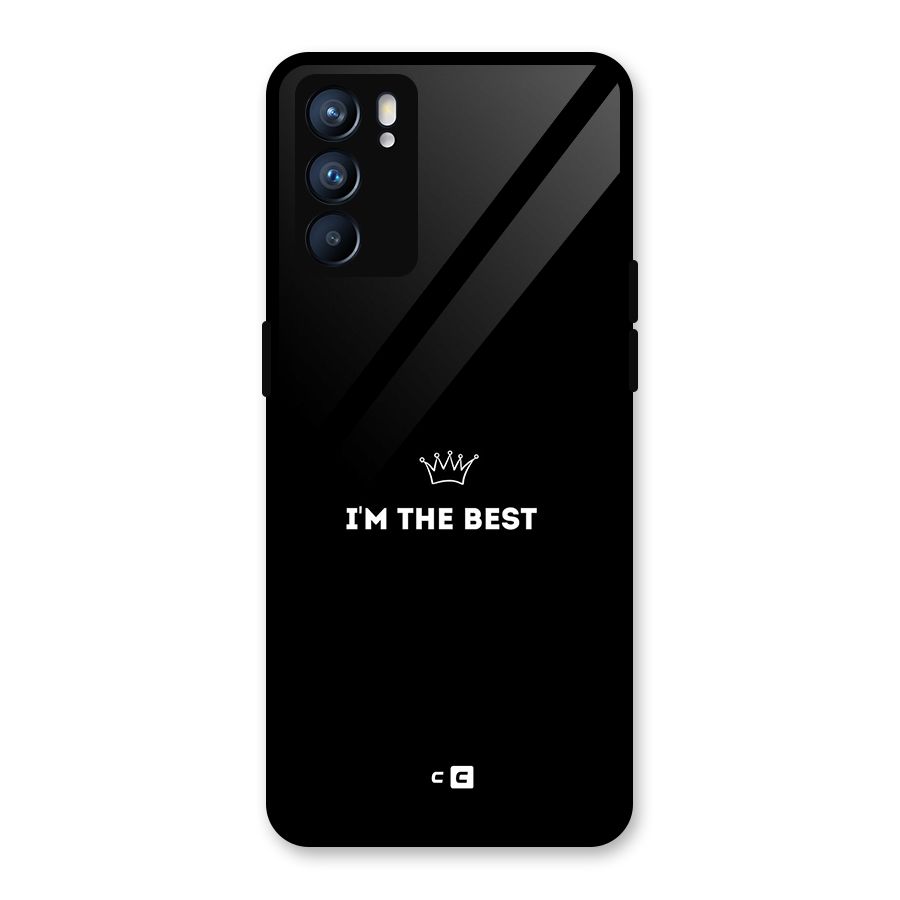 I Am The Best Glass Back Case for Oppo Reno6 5G