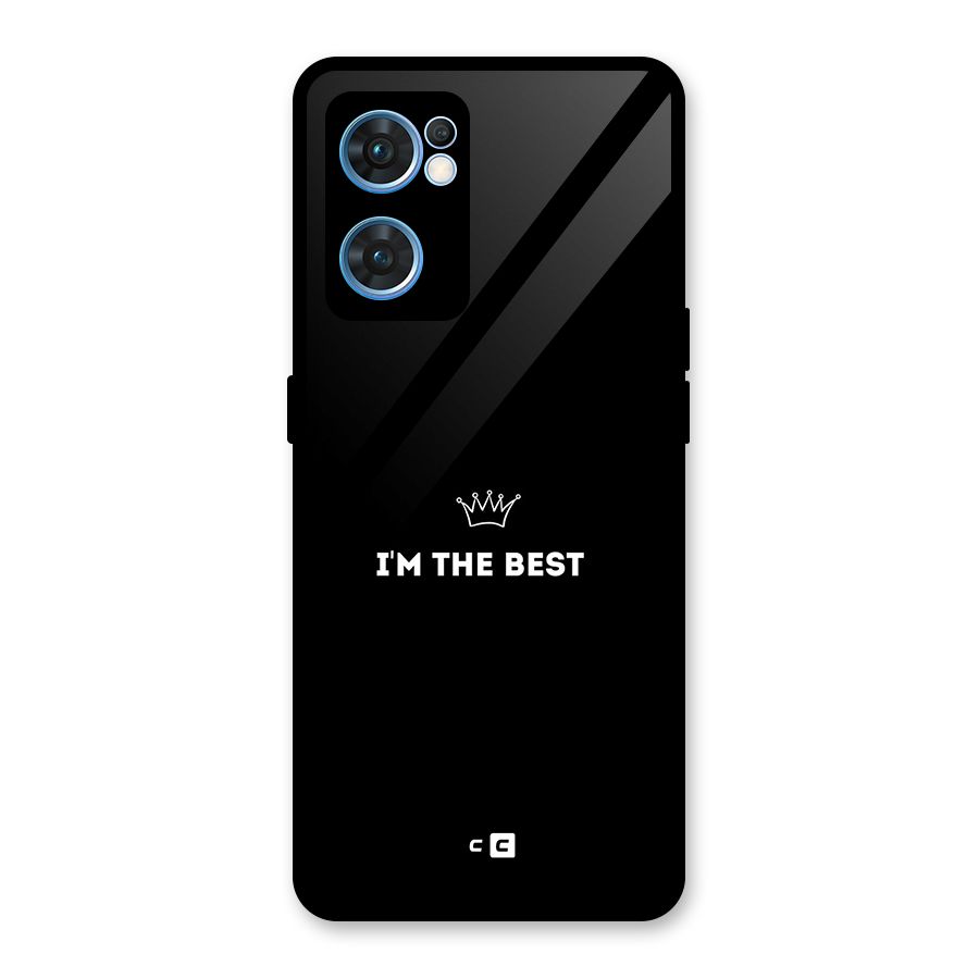 I Am The Best Glass Back Case for Oppo Reno7 5G