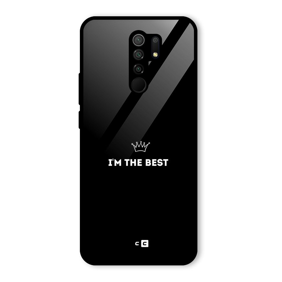 I Am The Best Glass Back Case for Poco M2