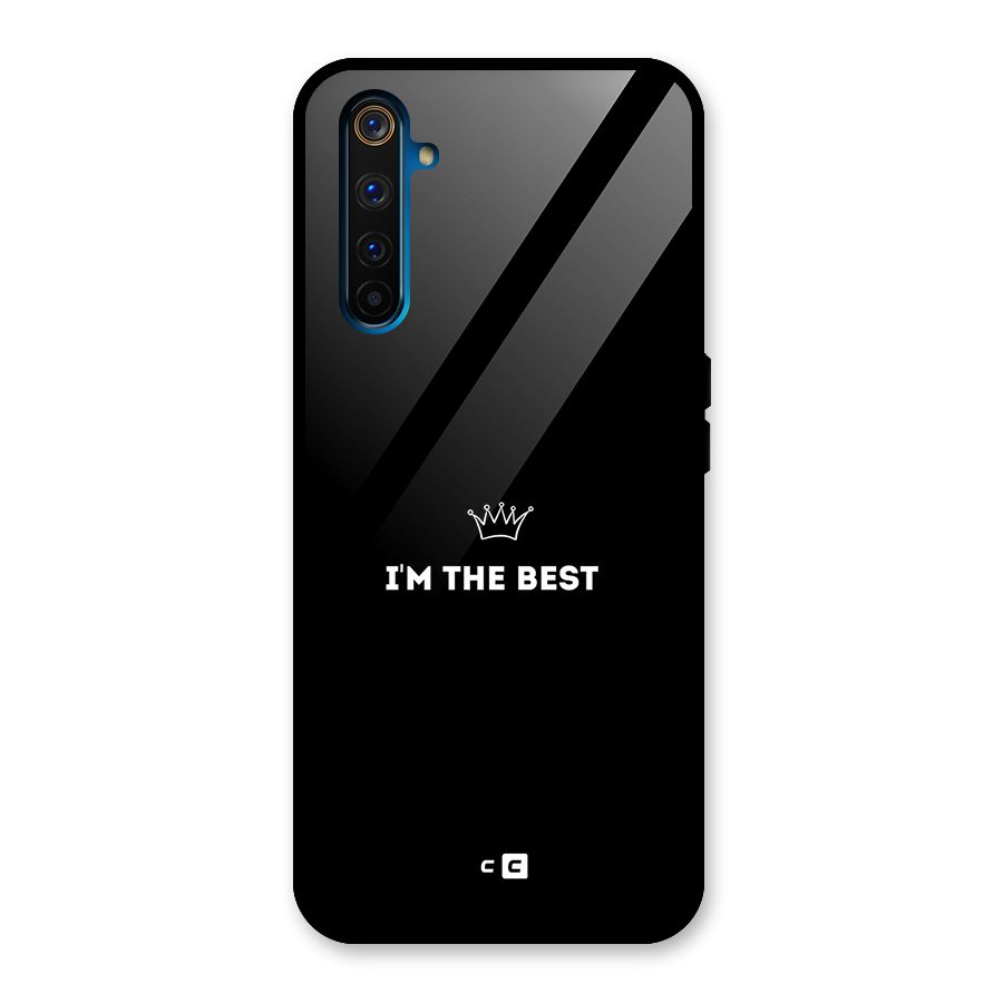 I Am The Best Glass Back Case for Realme 6 Pro