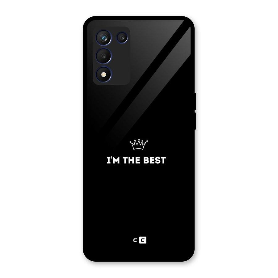 I Am The Best Glass Back Case for Realme 9 5G Speed