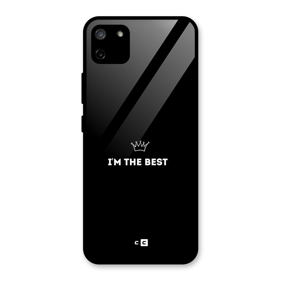 I Am The Best Glass Back Case for Realme C11
