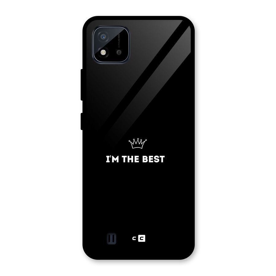 I Am The Best Glass Back Case for Realme C11 2021