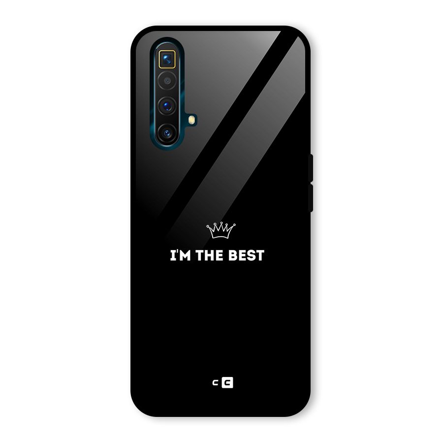 I Am The Best Glass Back Case for Realme X3