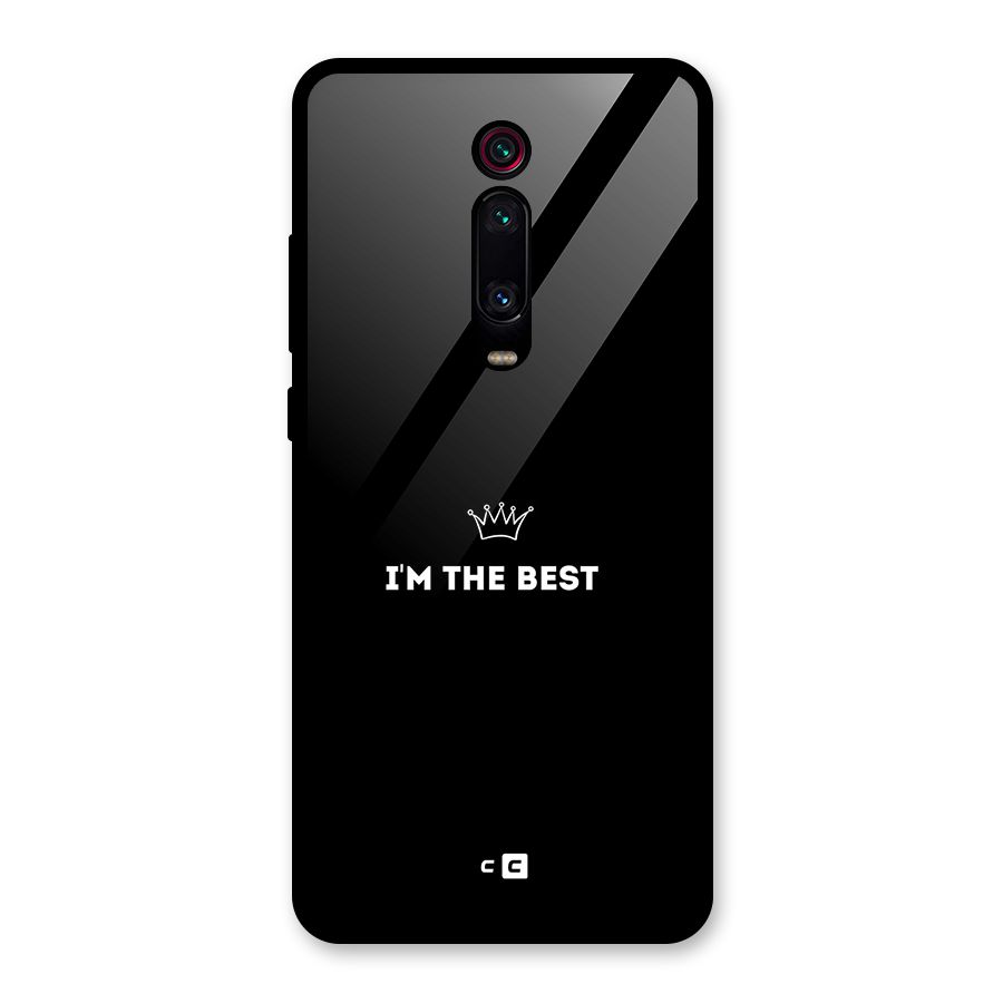 I Am The Best Glass Back Case for Redmi K20 Pro