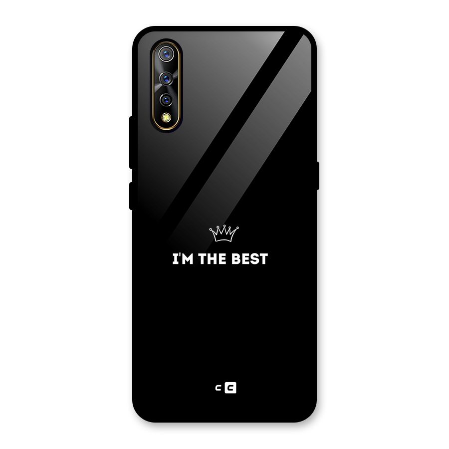 I Am The Best Glass Back Case for Vivo S1