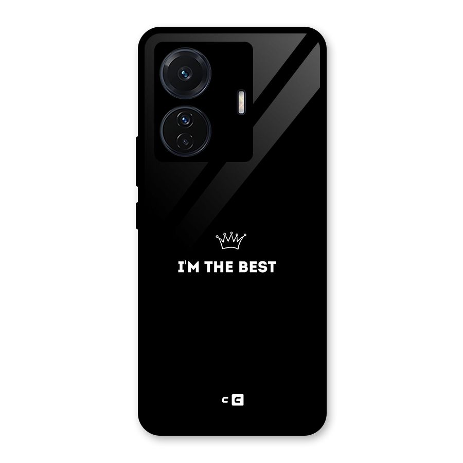 I Am The Best Glass Back Case for Vivo T1 Pro
