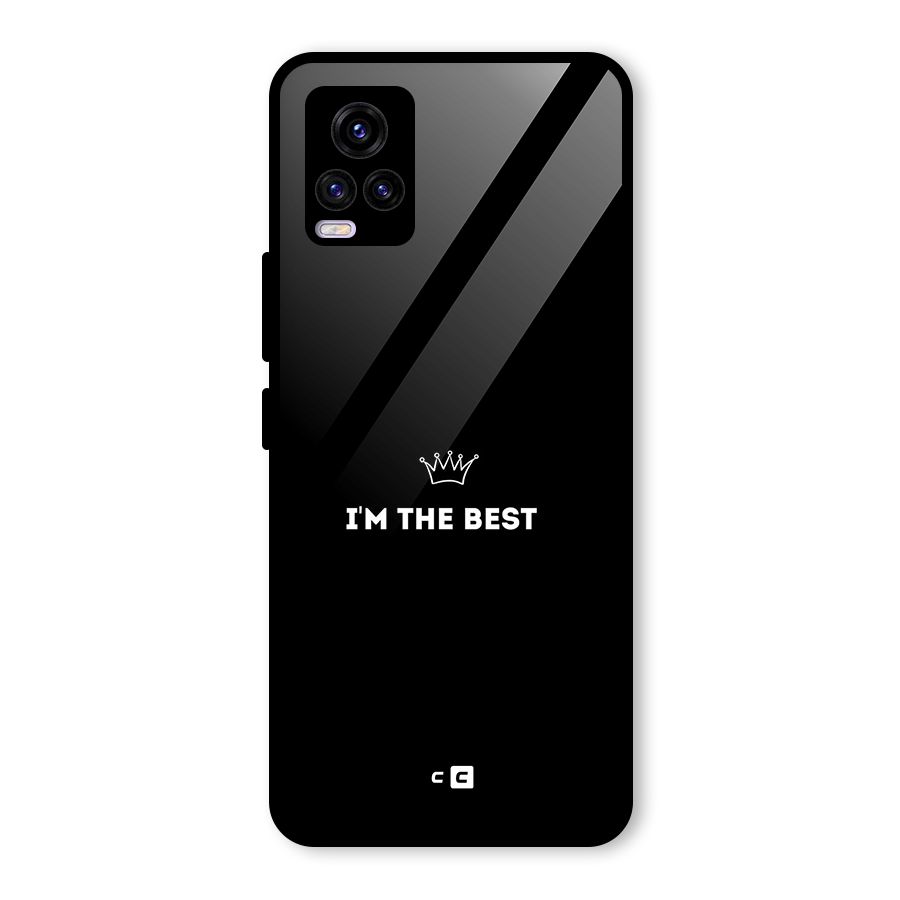 I Am The Best Glass Back Case for Vivo V20