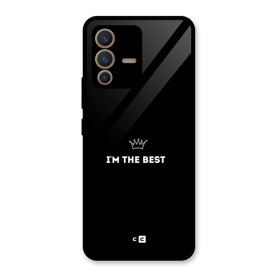 I Am The Best Glass Back Case for Vivo V23 5G