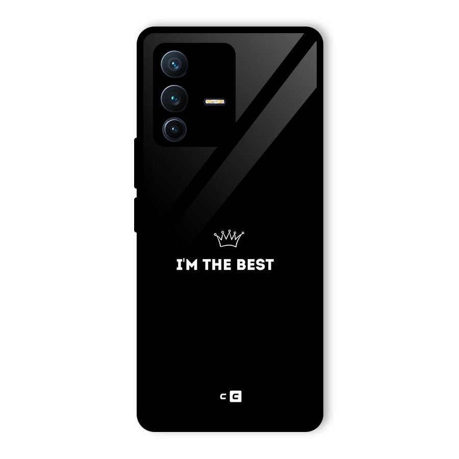 I Am The Best Glass Back Case for Vivo V23 Pro