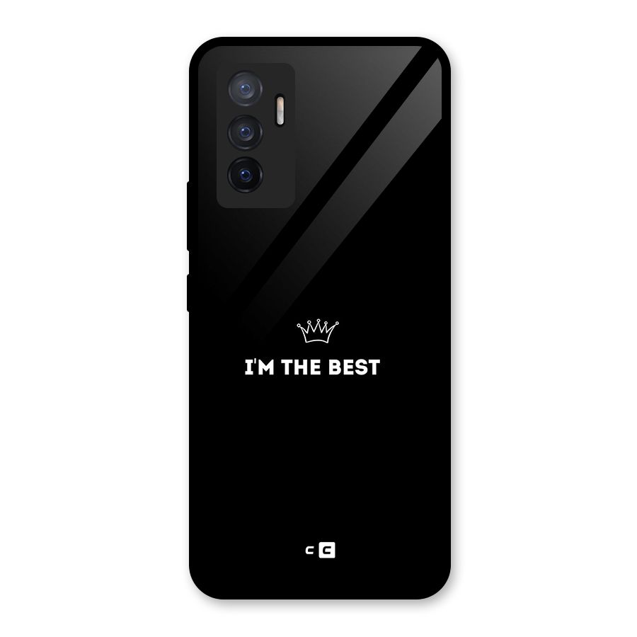 I Am The Best Glass Back Case for Vivo V23e