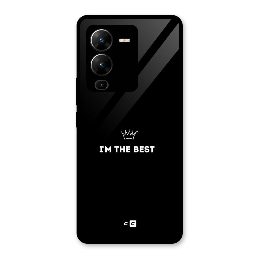 I Am The Best Glass Back Case for Vivo V25 Pro