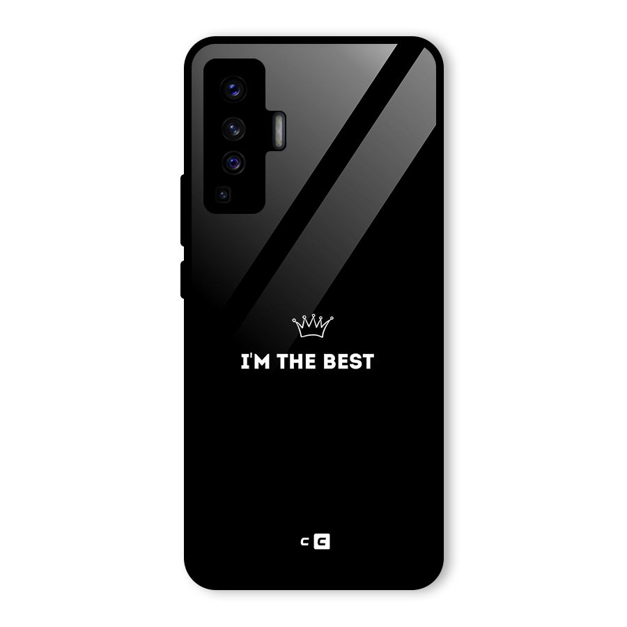 I Am The Best Glass Back Case for Vivo X50
