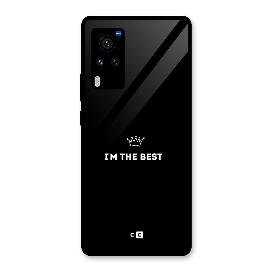 I Am The Best Glass Back Case for Vivo X60 Pro