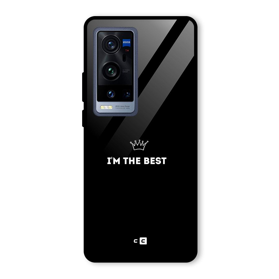 I Am The Best Glass Back Case for Vivo X60 Pro Plus