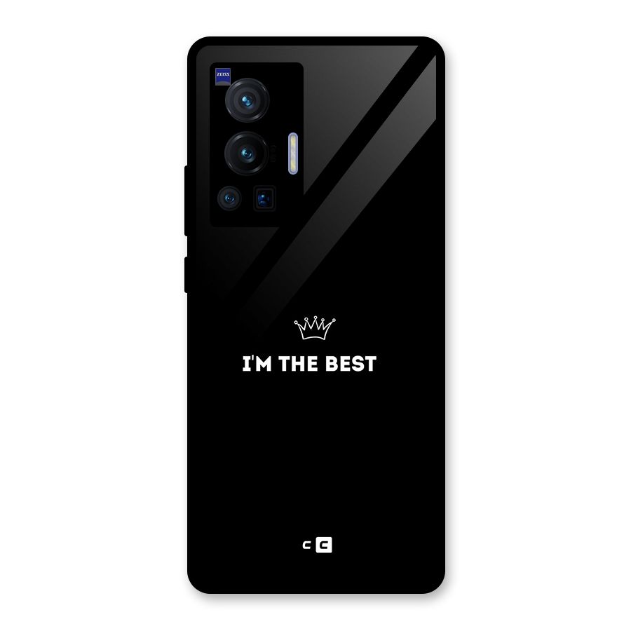 I Am The Best Glass Back Case for Vivo X70 Pro