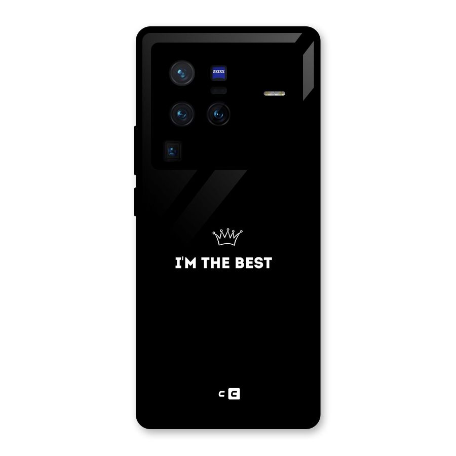 I Am The Best Glass Back Case for Vivo X80 Pro