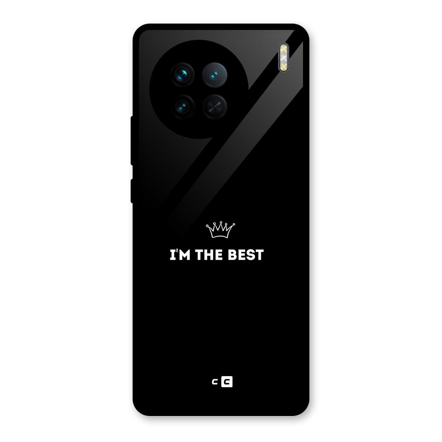 I Am The Best Glass Back Case for Vivo X90