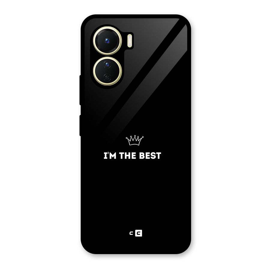 I Am The Best Glass Back Case for Vivo Y16