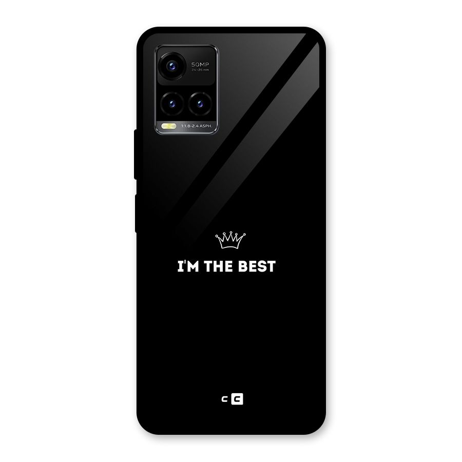 I Am The Best Glass Back Case for Vivo Y21T