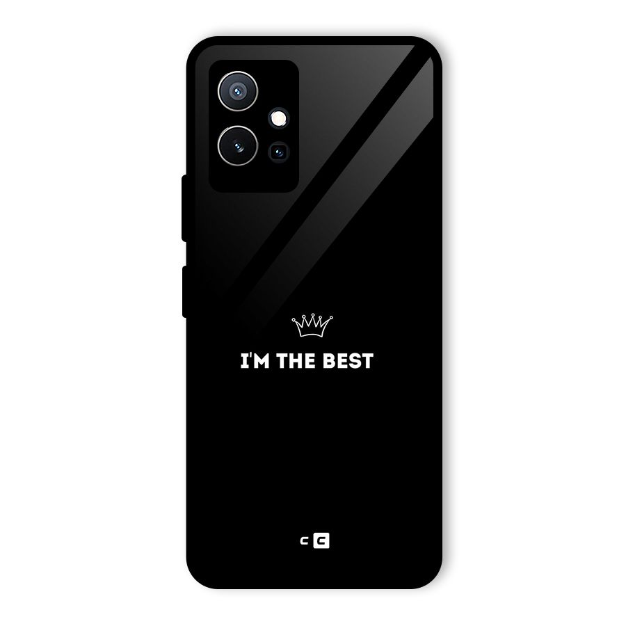 I Am The Best Glass Back Case for Vivo Y75 5G