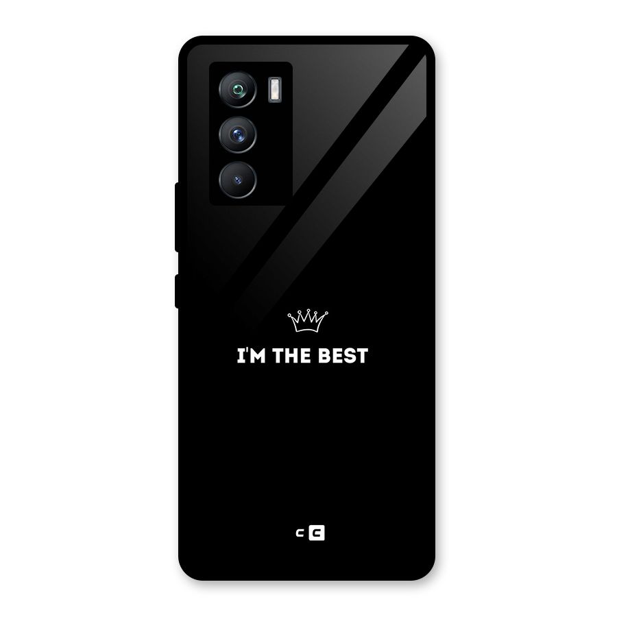 I Am The Best Glass Back Case for Vivo iQOO 9 SE