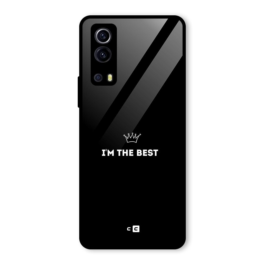 I Am The Best Glass Back Case for Vivo iQOO Z3