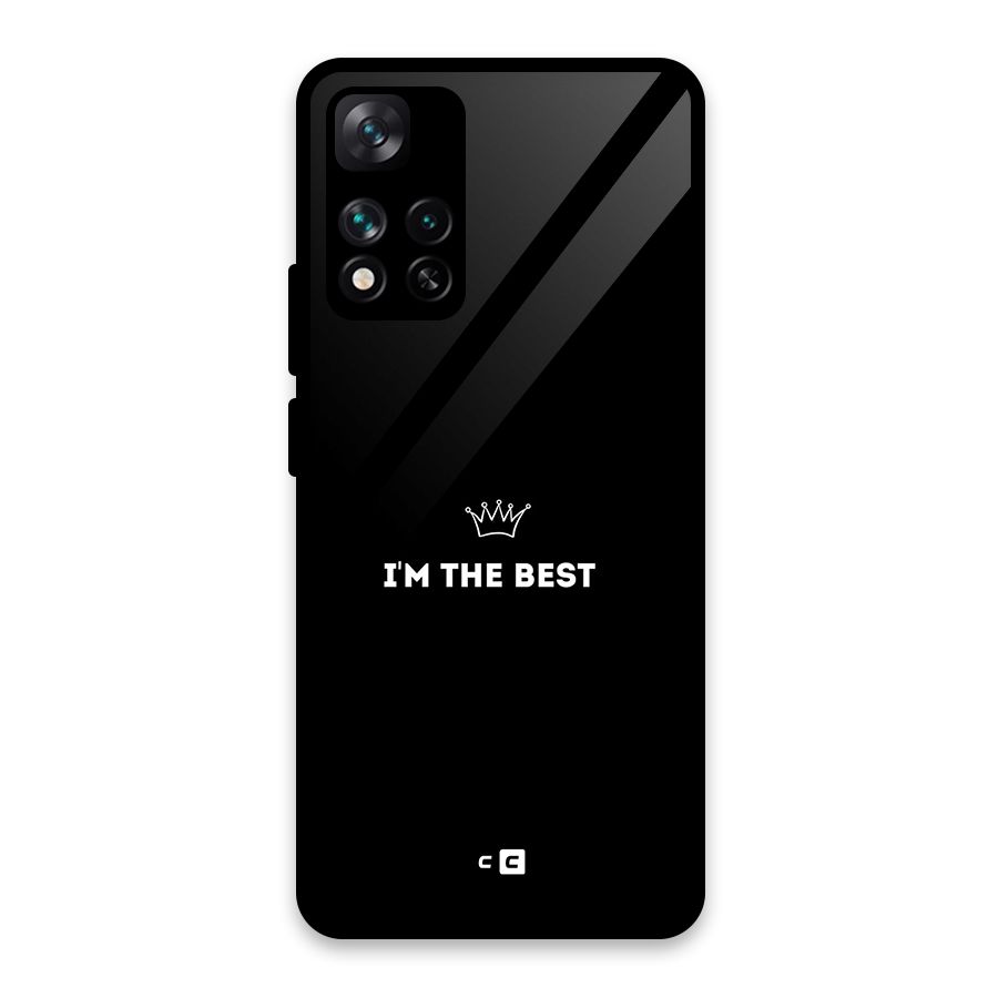 I Am The Best Glass Back Case for Xiaomi 11i 5G