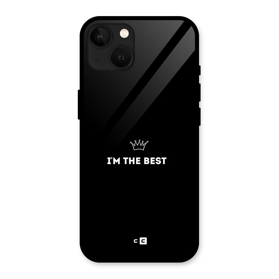 I Am The Best Glass Back Case for iPhone 13