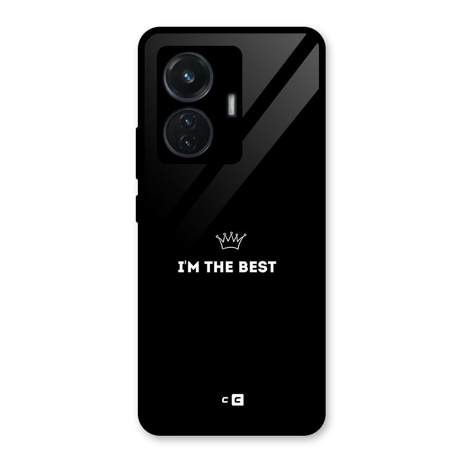 I Am The Best Glass Back Case for iQOO Z6 44W