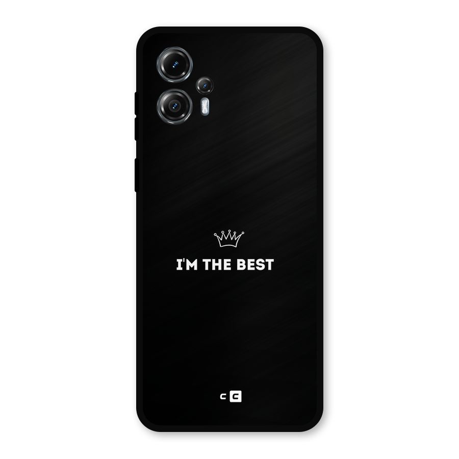 I Am The Best Metal Back Case for Moto G13
