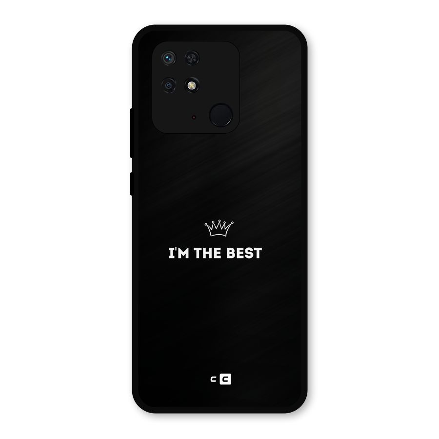 I Am The Best Metal Back Case for Redmi 10
