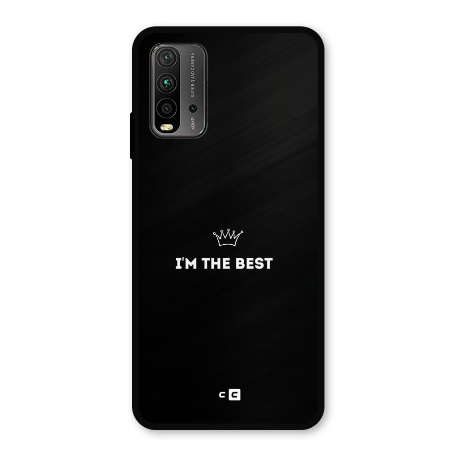 I Am The Best Metal Back Case for Redmi 9 Power