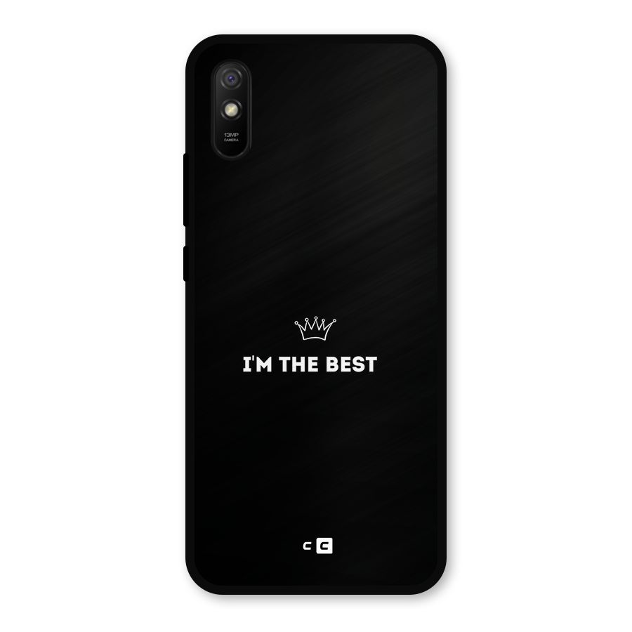 I Am The Best Metal Back Case for Redmi 9a