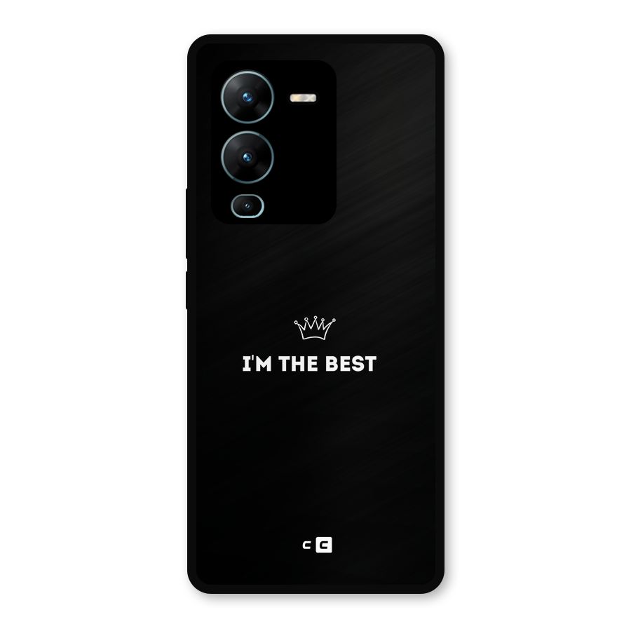 I Am The Best Metal Back Case for Vivo V25 Pro