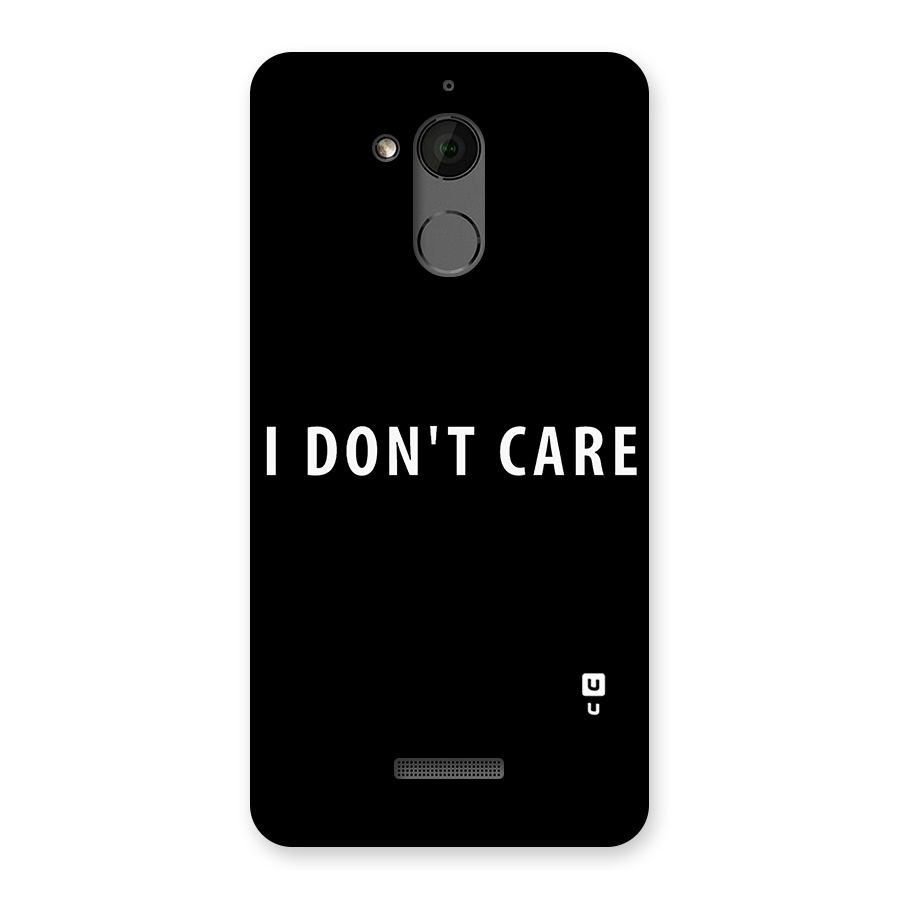 I Dont Care Typography Back Case for Coolpad Note 5